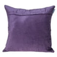 thumbnail image 2 of Parkland Collection Cristal 20x20" Quilted Fabric Throw Pillow in Purple, 2 of 3