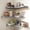 Grey, variant on Floating Corner Shelves Set of 3, Solid Wood Picture Wall Shelf, Floating Shelves for Storage for Bedroom Kitchen Bathroom Living Room (White)