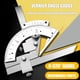 thumbnail image 4 of Vernier Bevel Protractor Transportador de ángulo universal para construcción de carpintero Hugtrwg Para estrenar, 4 of 9