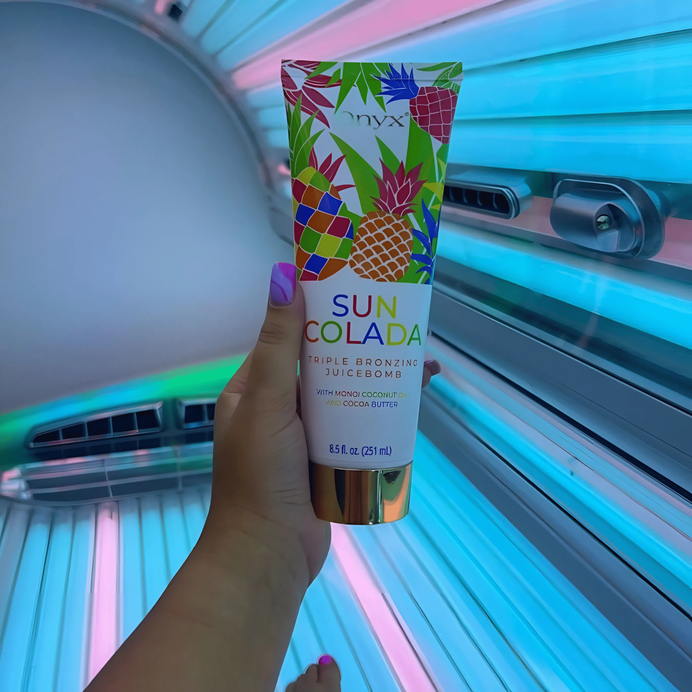 Onyx Suncolada Triple Bronzer - Indoor Tanning Lotion, 8.5 fl oz
