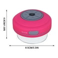 thumbnail image 3 of Bluetooth Speaker under $5! CQCYD Portable Bluetooth Speaker with Suction Cup, Wireless Shower Speaker IPX4 Waterproof, Hand Car Mini Loudspeaker with Subwoofer, 3 of 7