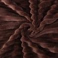 thumbnail image 2 of Flxxie Ultra Soft Fluffy Flannel Fuzzy Toddler Blanket, Baby Plush Blanket Unisex, 30" x 40", Brown, 2 of 6