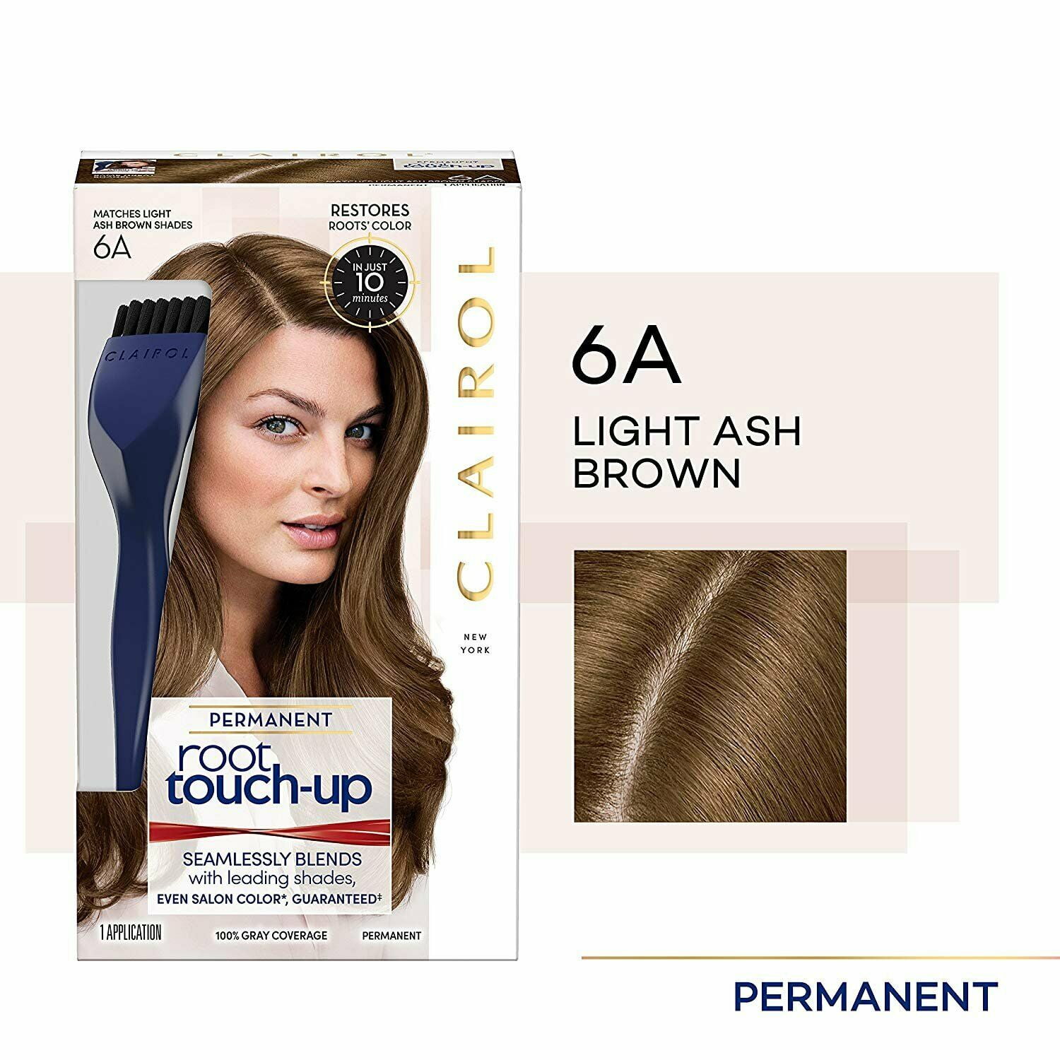Nice 'n Easy Root Touch-Up, 6A Light Ash Brown 1 Each (Pack