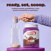 Premier Protein 100% Whey Protein Powder, Chocolate Milkshake, 30g Protein, 24.5 oz, 1.5 lb
