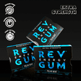 thumbnail image 2 of Rev Gum Sugar Free Extra Strength Polar Mint Energy Gum, 12 Packs. 72 Pieces, 2 of 10