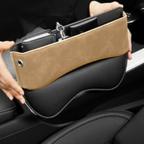 Tgbvmt Seat Storage Box, Multi-Functional Car-Mounted Storage Box for Seat Gaps, Organizes Keys, Wallets, Phones, Convenient Space-Saving Accessory for Cars SUVs Trucks Keeps Your Car Interior Neat