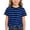 Blue, variant on Boys Girls Summer Striped Pocket T-Shirt Comfortable Casual Play Daily Wear Kids Top