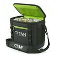 thumbnail image 3 of Titan by Arctic Zone 12 Can Waterproof Welded Soft Cooler, 8 Quart, Black/Green, 3 of 15