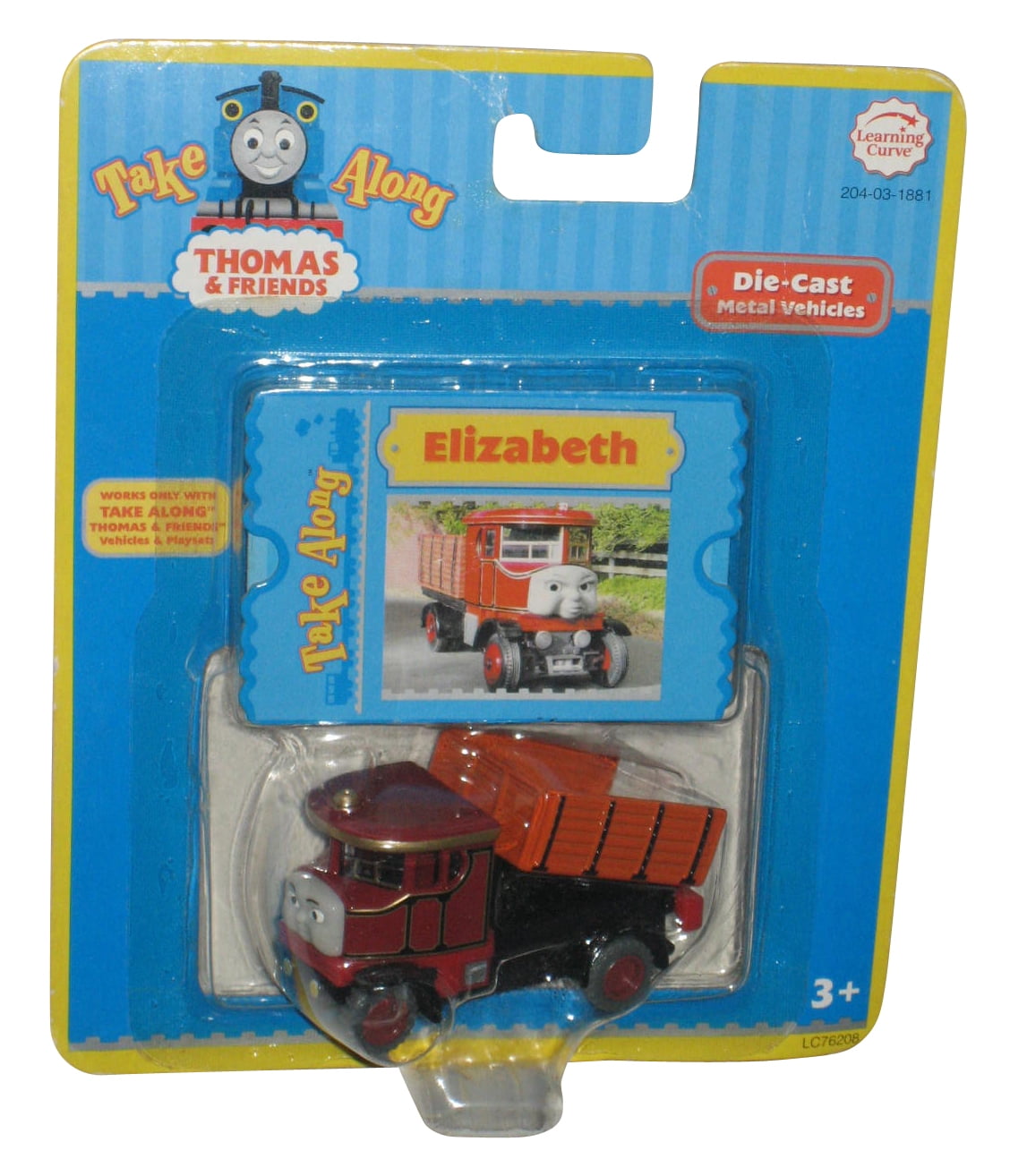 Thomas and Friends Tank Engine Take Along (2006) Elizabeth Vintage Lorry  Die-Cast Metal Toy Train - Walmart.com