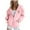 Pink, variant on Christmas Zip Up Hoodies for Women Long Sleeve Xmas Santa Graphic Hooded Sweatshirt with Pockets Jacket Coat Outerwear