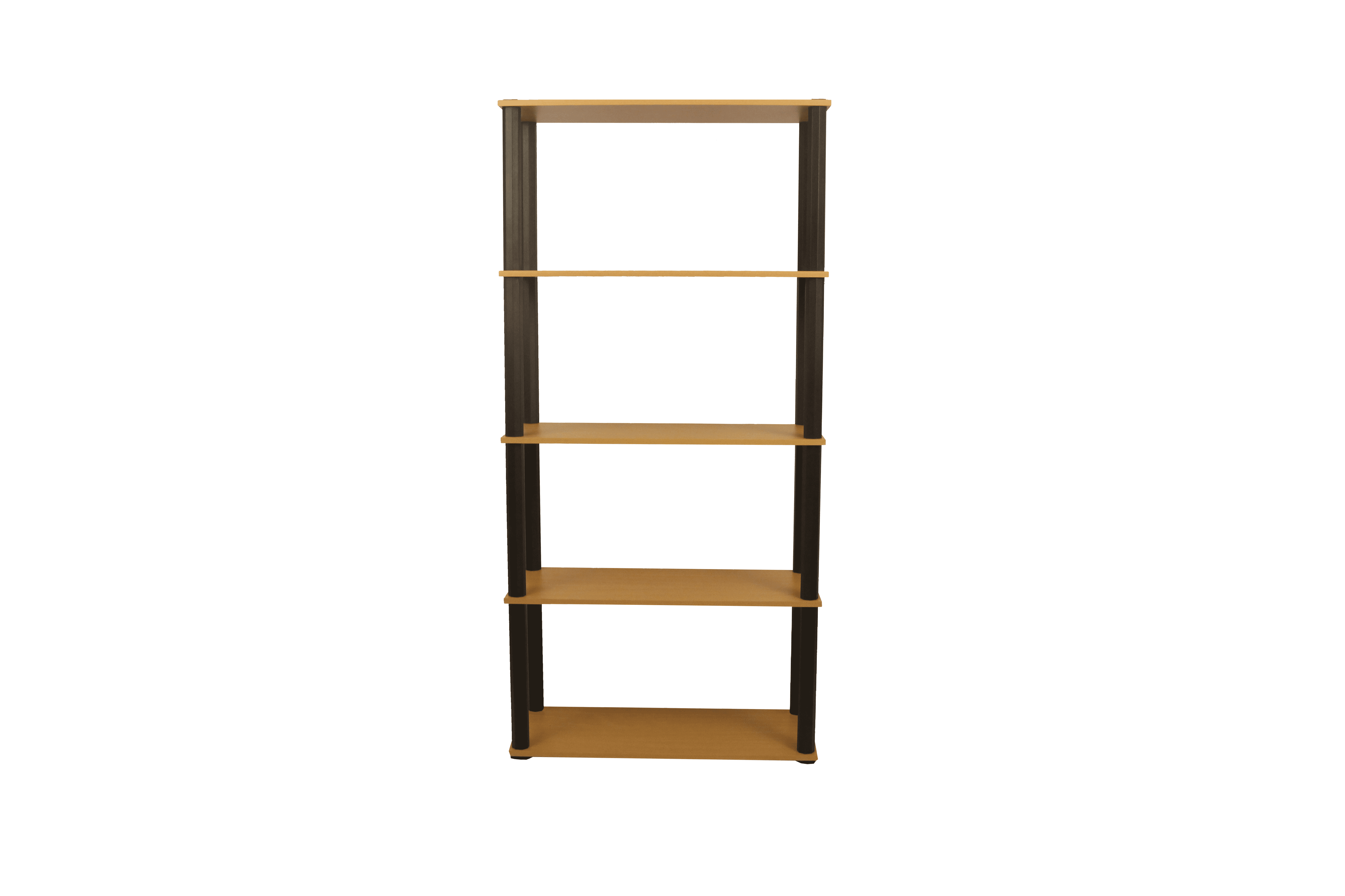 Open 5 - Shelf Standard Bookcase, Multiple Finishes