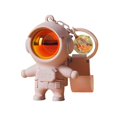 thumbnail image 1 of Astronaut Kawaii Key Chain with Sunset Light - Cute Pendant Car Keychains (Pink), 1 of 4