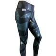 thumbnail image 5 of Ladies Compression Tights Active Yoga Running Pants Workout Leggings with Digital Prints, 5 of 6