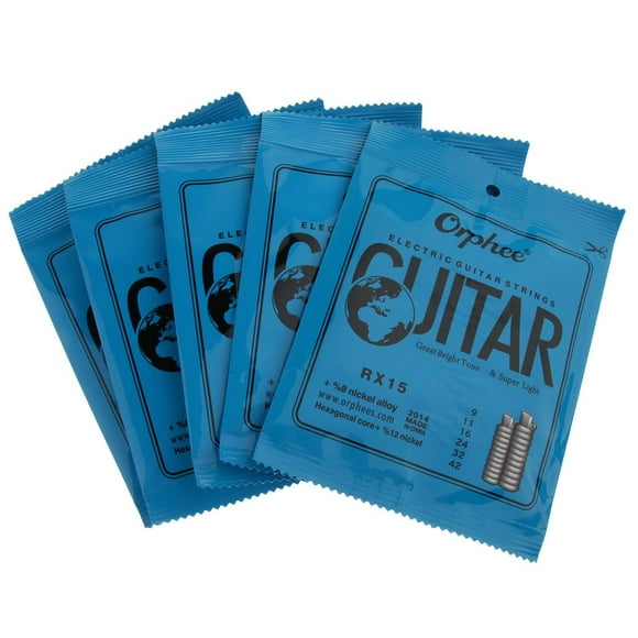 5 paquetes de repuestos E / B / G / D / A / E 6 nsatz para instrumentos musicales