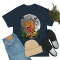 thumbnail image 2 of Skeleton riding T-Rex Dinosaur Full Moon T-Shirt, 2 of 4