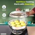 thumbnail image 4 of The Indus Valley Stainless Steel Idli Maker With 2 Idli Plates|14 Idlis | 27Cm/14.5 Inch, 4.5Ltr, 1.80Kg | 3-Layer Thick Bottom | Induction Friendly, Silver, 4 of 8
