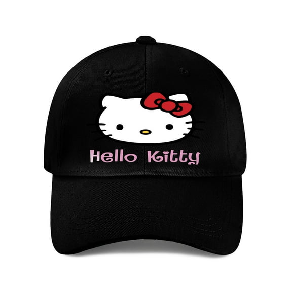 Hello Kitty Baseball Cap Golf Daddy Hat Adjustable Original Classic Low Profile Cotton Hat Unstructured Solid Hat Men and Women