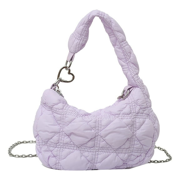 Modisza Quilted Puffer Tote Bag for Women Lightweight Shoulder Bags Crossbody Purse Fashion Handbag