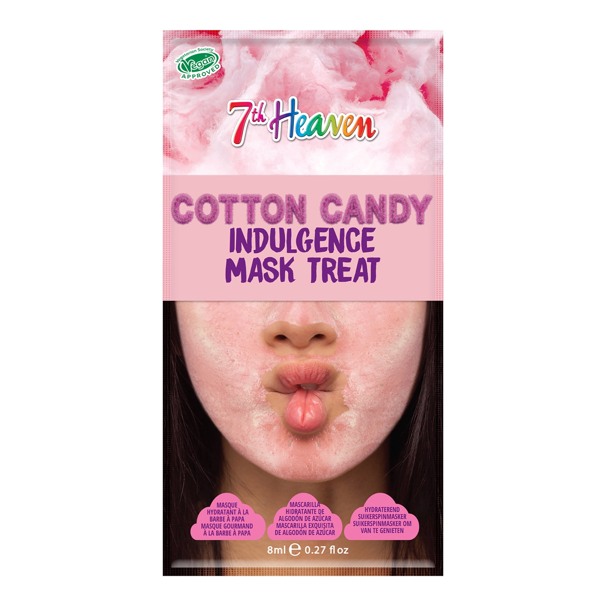 Be Delicious Scrummy Face Mask Collection by 7th Heaven for Women - 3 Pc 0.27oz Marshmallow Fluff Hydrating Mask, 0.27oz Birthday Cake Peel-Off Mask, 0.27oz Cotton Candy Moisturising Mask