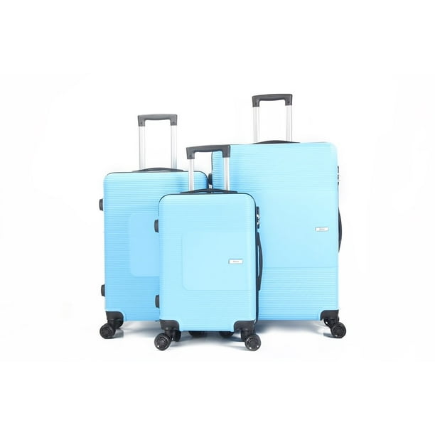 Mirage Vevina ABS Hard shell Lightweight 360 Dual Spinning Wheels Combo