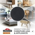 thumbnail image 3 of X-Protector Non Slip Furniture Pads - 36 Grippers 1" Self-Adhesive Rubber feet - Non Skid Protectors, 3 of 7