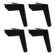 thumbnail image 1 of Patas de muebles de metal Yuarrent 4 Uds 10cm negro ronco, 1 of 6