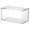 White, variant on Acrylic Display Box â Large Clear Storage Container with Lid, Cube for Makeup Organizer, Graduation Wedding Birthday Candy Box & Party Decoration (8"x4"x4")