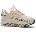 thumbnail image 6 of Women Shoes Slip on Fashion Sport Running Tennis Athletic Walking Shoes Runner Trail Shoes Beige Size 8, 6 of 10