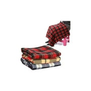 Blue Moon Basic Soft Multi Use Fleece Blanket 51 x 70 (Red)