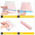 thumbnail image 2 of Roll Up Compression Bags - 4 Pack Reusable Vacuum Storage Bags For Travel, 2 of 3