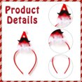 thumbnail image 3 of Diadema navideña Feliz Navidad Diadema Diadema Tocado Accesorios de disfraces Mujeres, niñas y niños, 3 of 5