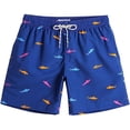 thumbnail image 3 of Pantalones cortos de playa para hombre, pantalones deportivos de secado rápido, estampado digital 3D de Europa y Estados Unidos, 3 of 5