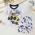 thumbnail image 2 of Toddler Boys Outfits Summer Pajamas 2 Piece Short Sleeve Top and Shorts Sets Kids Pjs Sleepwears, 2 of 5
