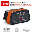 thumbnail image 1 of Vgate iCar Pro ELM327 WIFI OBD2 escáner Bluetooth-Compatible 4,0 para Android/IOS coche herramienta de diagnóstico automático PK ICAR2 ELM 327 V1.5 Tan Jianjun unisex, 1 of 2