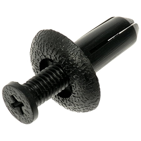 

Dorman 963-112D Screw Rivet-Bumper/Cowl/Fascia - 8 mm Hole 21 mm Stem 20 mm Head Black (Pack of 2)