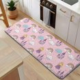 thumbnail image 5 of Pink Princess Castle Pattern Kitchen Rug Mat,Kitchen Runner Rugs Non Skid Washable,Decorative Kitchen Floor Mats for Kitchen,Sink,Laundry,17"x47.2", 5 of 7
