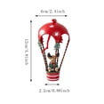 thumbnail image 3 of LOWLHOME Christmas Hot Air Hanging Ornament Themed Pendant For Xmas Tree Home Holiday Decor, 3 of 7