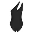 thumbnail image 5 of Ohufall Jumpsuits for Women, Sexy Pure Cotton Ribbed One Shoulder Hollowed Out Jumpsuit Overalls Women, Rompers for Women, Onesie for Women, 5 of 8