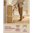 thumbnail image 4 of VASAGLE ELLAN Collection - Boho Shoe Storage Cabinet for Entryway , Entry Shoe Cabinet with Rattan-Look Flip Drawers, Rounded Corners, Oak Beige, 4 of 7