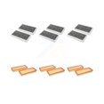 thumbnail image 1 of PUR 3x Air + 3x Cabin Filter (6 Total) Kit for Car Mercedes-Benz ML350 R350 GL450 GL550 ML550 ML500 R500 G550 ML450 KFL-101336, 1 of 2