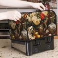 thumbnail image 5 of Cauagu Elegant Still Life Roses for 4 Slice Toaster Cover (11.4''×7.9''×7.5'') Bread Machine Cover Toaster Protector Kitchen Appliance Dust Cover, 5 of 7