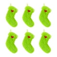 thumbnail image 2 of balikha 6 Pieces Christmas Stockings Decorative Holiday Stockings Christmas Decorations Socks Party Accessories for Festivals Bedroom, 2 of 9