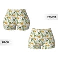 thumbnail image 5 of Kdxio Watercolor Bright Sunflowers Print Workout Shorts for Women Seamless Soft Smooth Gym Yoga Scrunch Active Shorts, 5 of 9