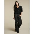 thumbnail image 3 of Lee® Women's Heritage A-Line Wide Leg Denim Trouser Jeans, Sizes 2-18, 3 of 11