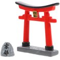 thumbnail image 2 of Figuras en miniatura japonesas con Kyoto Stone Torii Gate Ornament for Fish Tank Tank Zen Garden Accessors Aquarium Micro Landscape Decoración, 2 of 6