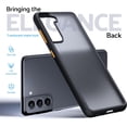 thumbnail image 2 of Zero Serie for Samsung Galaxy S21 Case 5G, [Wireless Charging Support] [Translucent Matte Thin Phone Case] Shockproof Slim Cover 6.2'', Black, 2 of 7