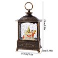 thumbnail image 3 of Vintage Santa Claus Music Box Ornament - Rotating Christmas Decorations with Lights, Desktop Holiday Decoration, Musical Figurine Gift, 3 of 7