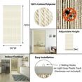 thumbnail image 5 of Braided Cotton/Polyester Rope Door Curtain 54 Strings 79” H x 36” W Off-White, 5 of 5