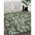 thumbnail image 2 of Ahgly Company Indoor Square Patterned Sage Green Novelty Area Rugs, 8' Square, 2 of 6