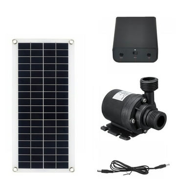 800l/h DC 12V Brushless Solar Water Pump 20W Solar Panel Pump Fish Pond Garden
